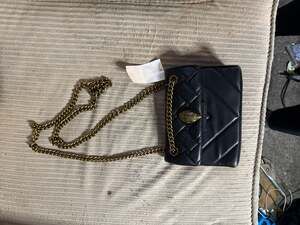 Vegan leather crossbody bag Kurt Geiger Black in Vegan leather - 54657840,